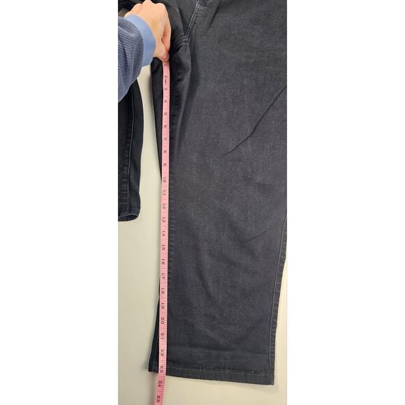 Torrid crop jegging super soft black denim stretch jeans sz 28 plus casual - Picture 7 of 9